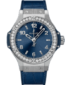Hublot Steel Blue Diamonds