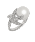 Mikimoto Ring Starfish South Sea Pearl White