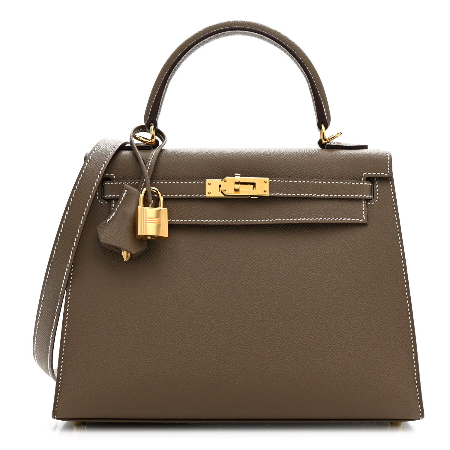 Hermès Kelly 25 Sellier Epsom Etoupe