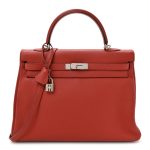 Hermès Kelly 35 Retourne Togo Rouge Venetian